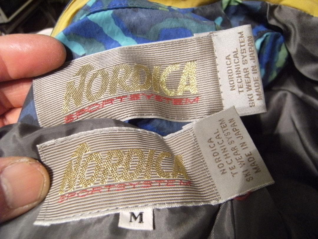 昭和レトロ★日本製★ノルディカ スキーウエアー 上下セット スノーボード