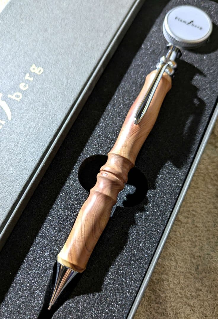 木軸ペン　Flamberg　カイヅカイブキ　シャープペン　サンピューラ