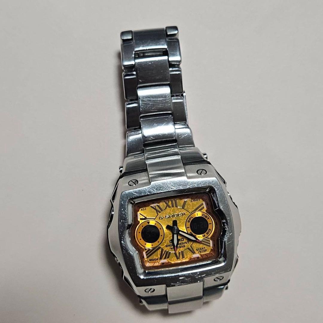 希少稼働品　G-SHOCK G-011AD　激レア!!フルメタルスクエアオレンジ