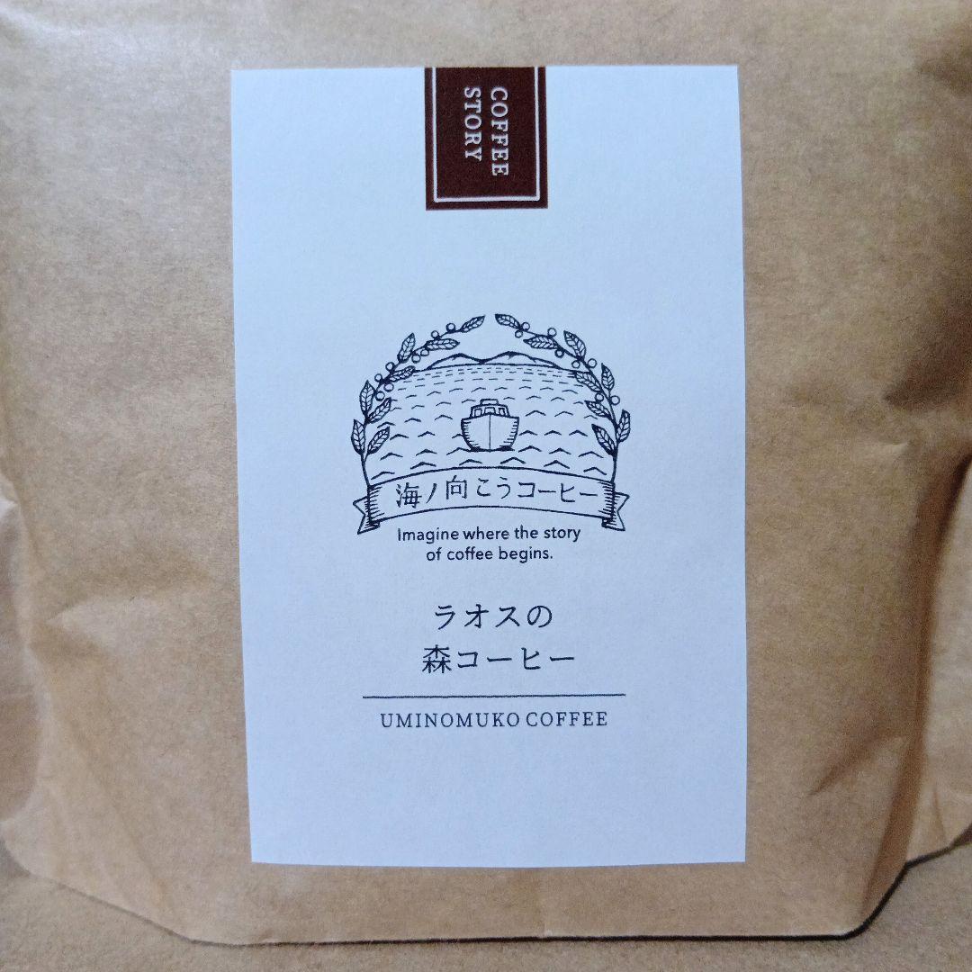 【未開封品】海ノ向こうコーヒー [ ラオスの森コーヒー ] 100g×10セット