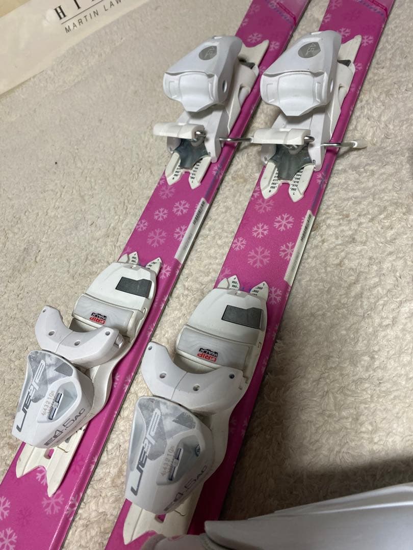 elan 130cm ブーツ23.5cm ストック　90cmスキーセット