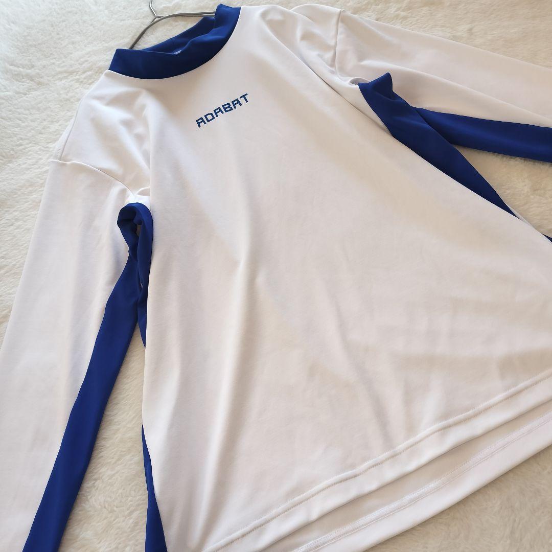 美品 アダバット ロンT モックネック 長袖 プルオーバー ゴルフ XL