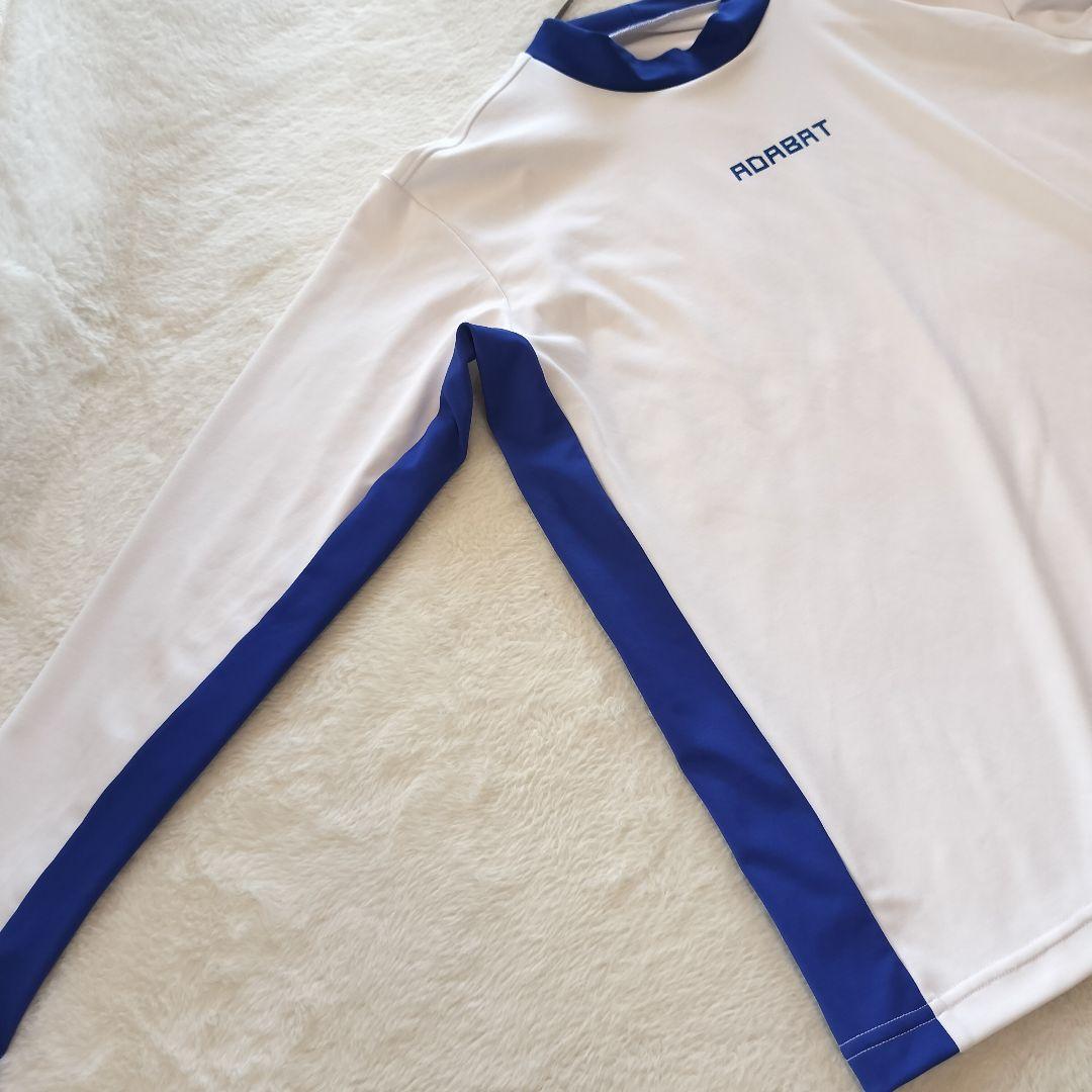 美品 アダバット ロンT モックネック 長袖 プルオーバー ゴルフ XL