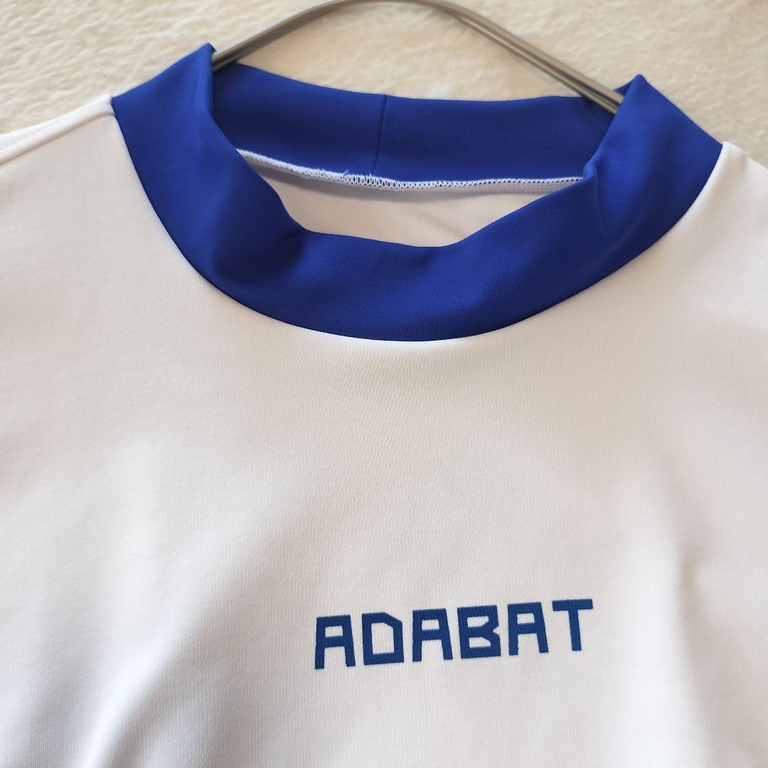 美品 アダバット ロンT モックネック 長袖 プルオーバー ゴルフ XL