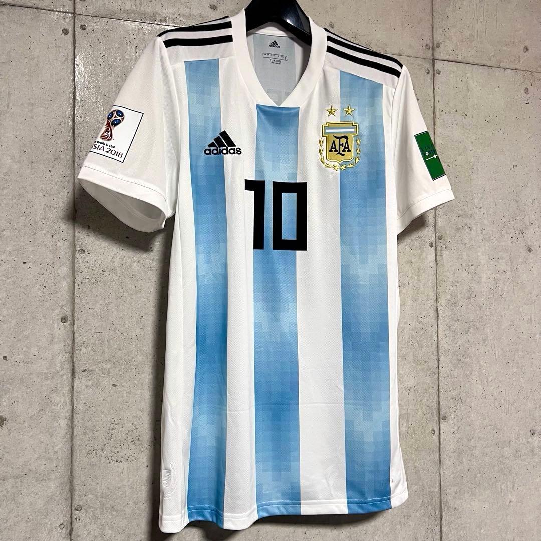 【新品/タグ付き】2018ロシアW杯 アルゼンチン代表♯10メッシ【Lサイズ】