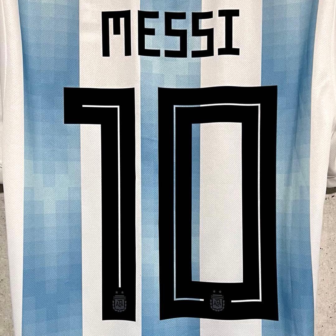 【新品/タグ付き】2018ロシアW杯 アルゼンチン代表♯10メッシ【Lサイズ】