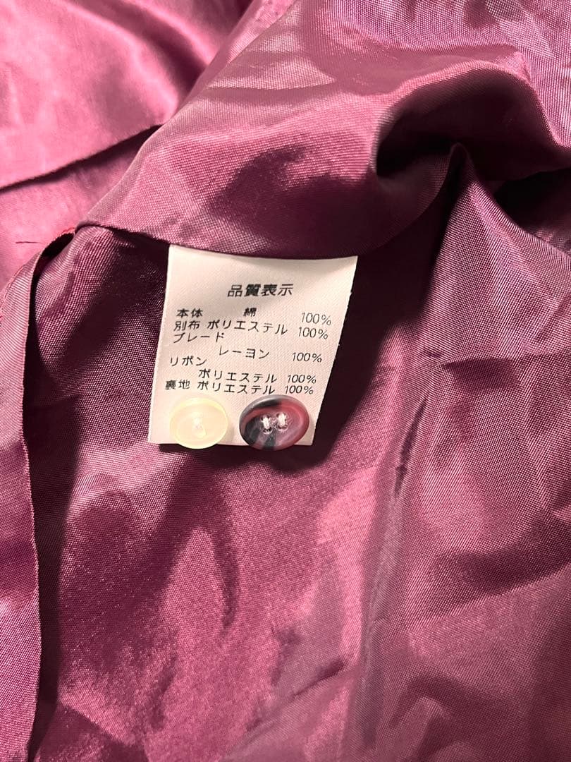 メタモルフォーゼタンドゥユフィーユの別珍アルヴェルタジャンパースカートパニエ付き