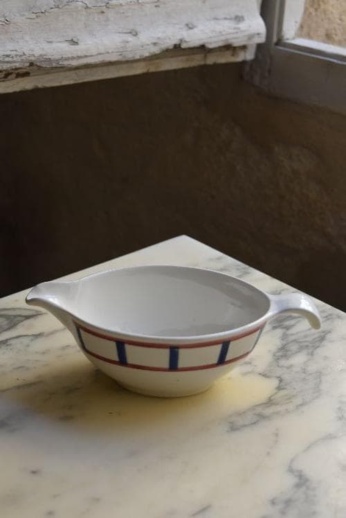 未使用　サルグミンヌ　バスク柄　ピシェ　クレミエ　フランスアンティーク