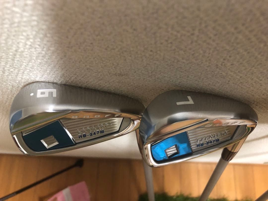 コウ オノフ ONOFF 青 アイアンセット ラボスペック RB-247M