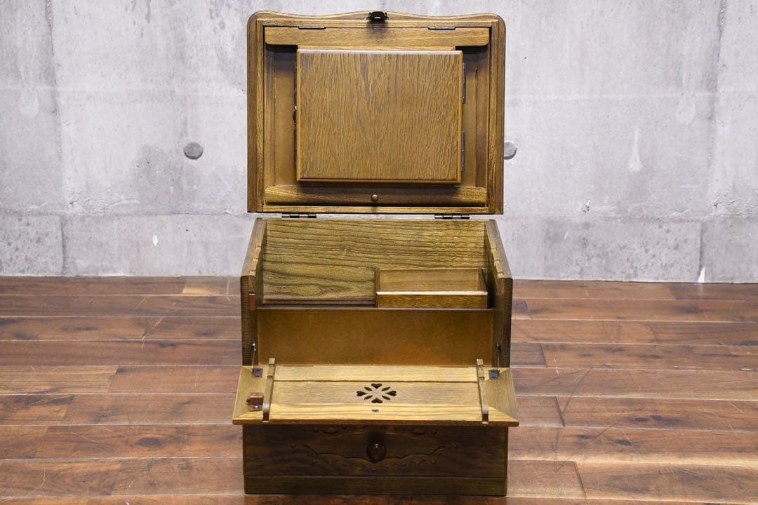 EBK42 パリの雑貨屋 メイクボックス 三面鏡台 F-228 コンパクト