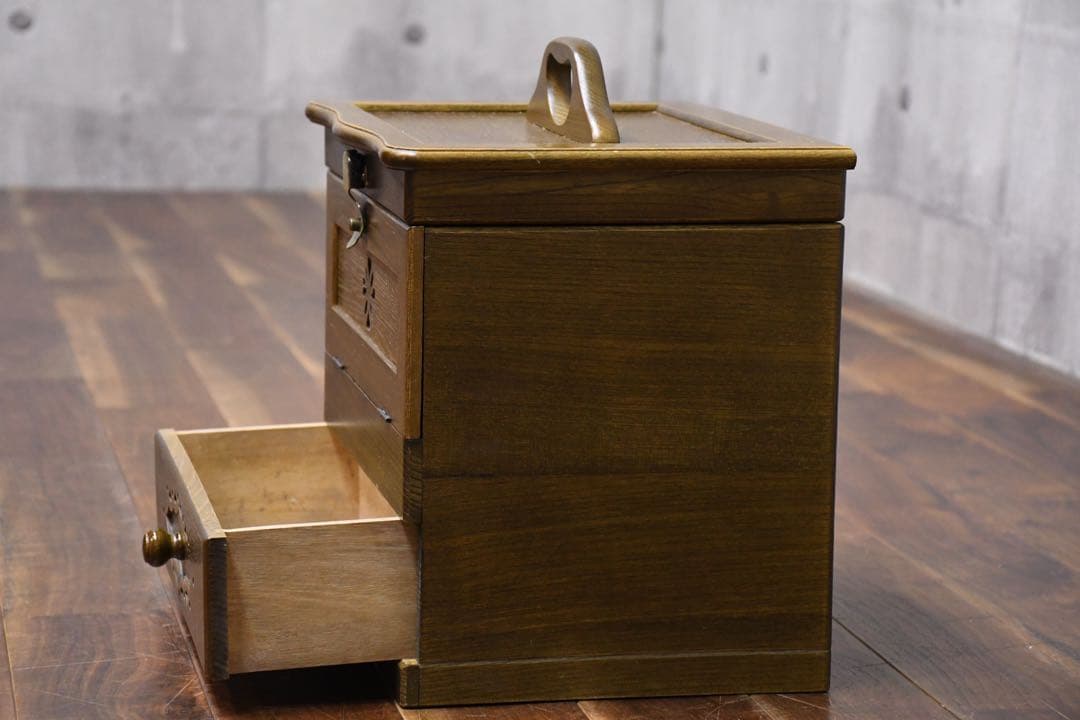 EBK42 パリの雑貨屋 メイクボックス 三面鏡台 F-228 コンパクト