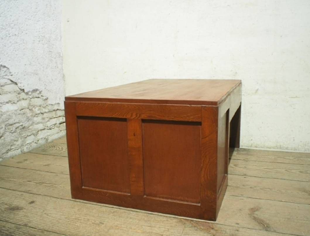 1040 ヴィンテージ　ロータイプの片袖机　文机　ローテーブル　古家具　レトロ