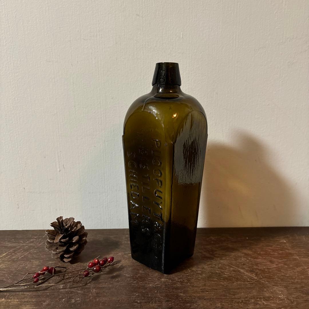 古いジンボトル　⑤アンティーク　古道具　骨董品　コンプラ瓶　東インド会社　李朝