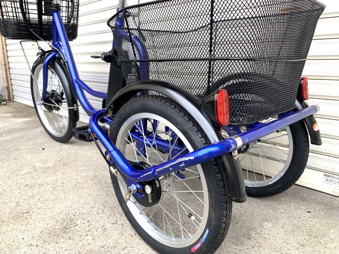送料無料 E-PAR+ON電動アシスト三輪自転車 5.8Ah 20-16インチ