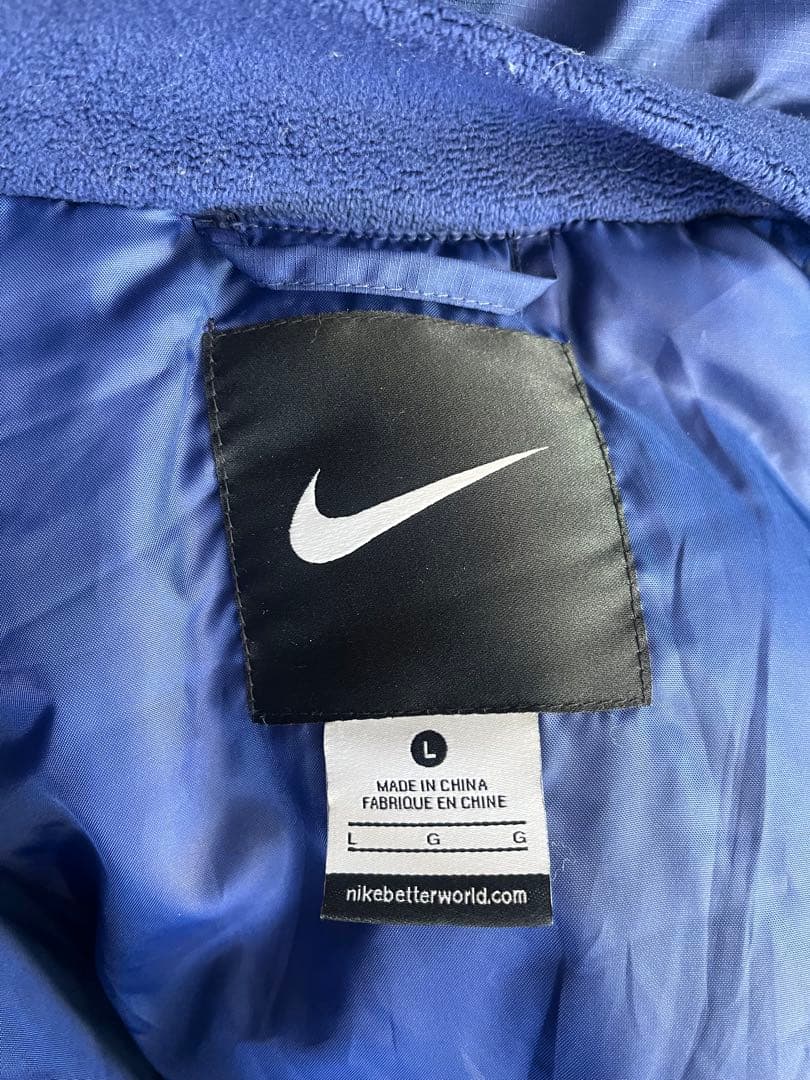 Nike ベンチコート L ロイヤルブルー/イエロー