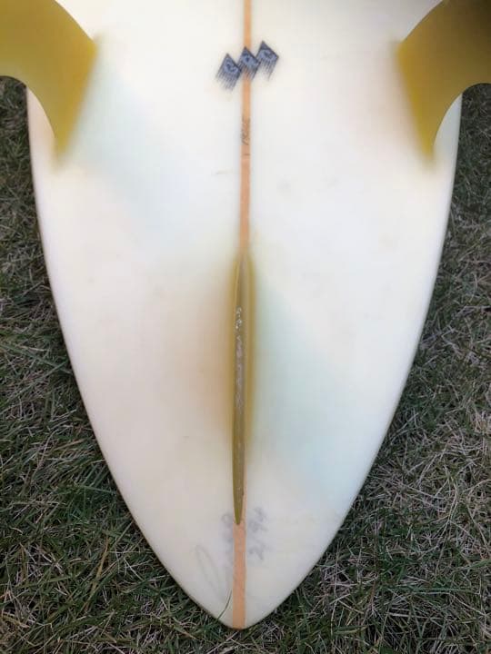 ニットケース付き ALOHA サーフボード セミガン サーフィン オンフィン