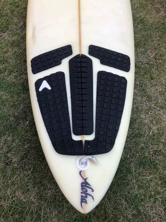 ニットケース付き ALOHA サーフボード セミガン サーフィン オンフィン