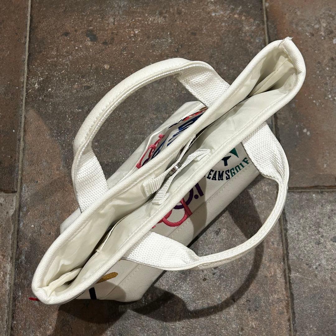 BEAMS GOLF various ロゴ カートバッグ　ホワイト　渋野日向子