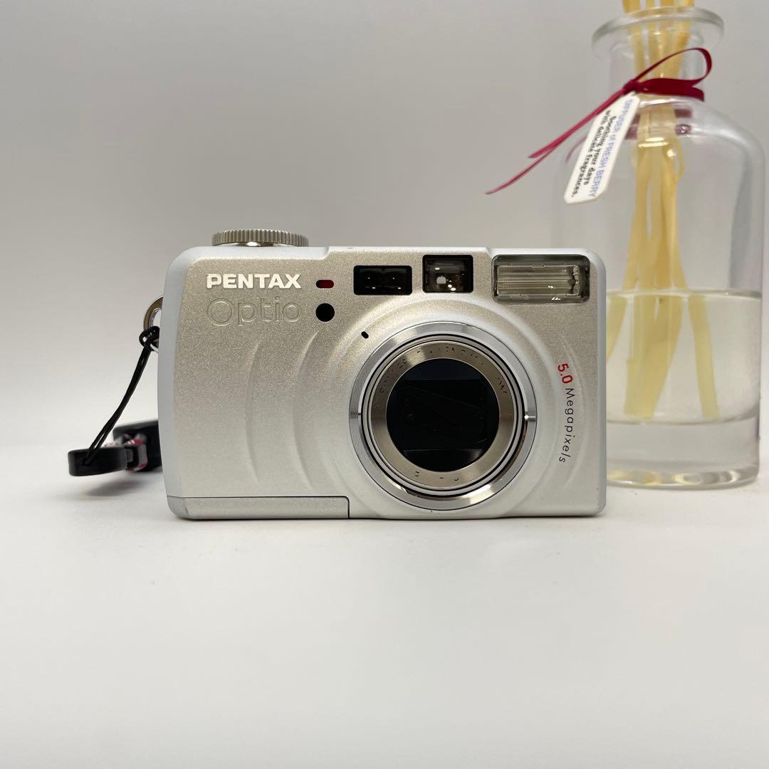 スマホ転送OK✨PENTAX Optio 555✨動作確認済 CCD デジカメ♪