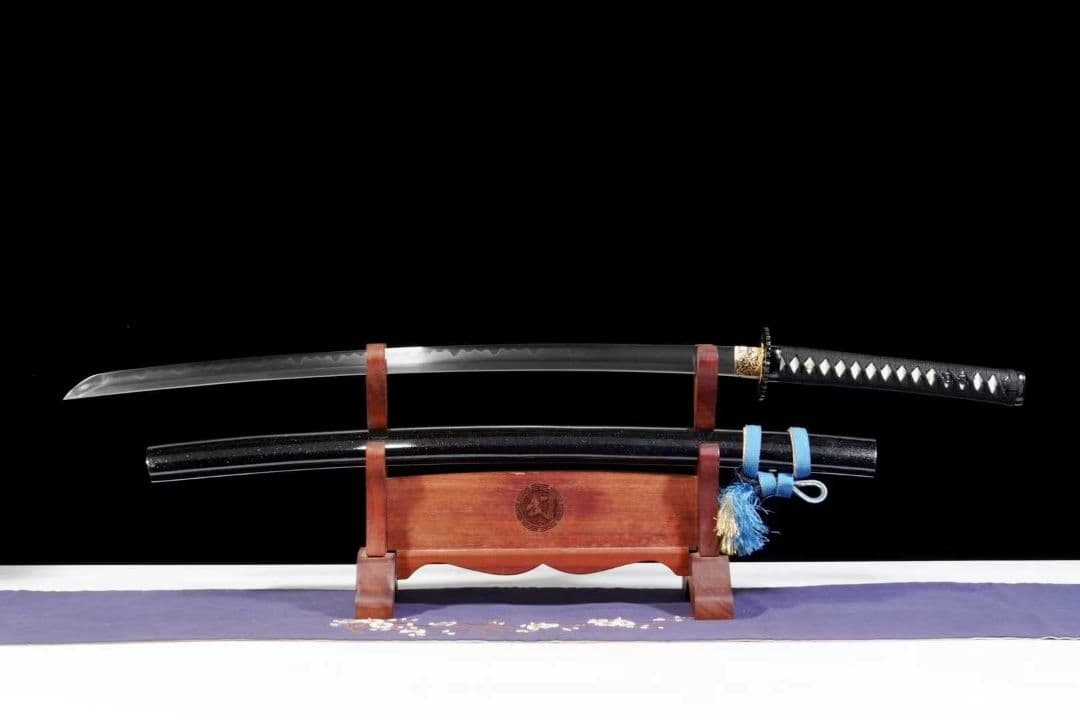 【黒前線】古兵器 刀装具 日本刀　模造刀 居合刀 武士道 鑑賞用 美術刀 贈り物