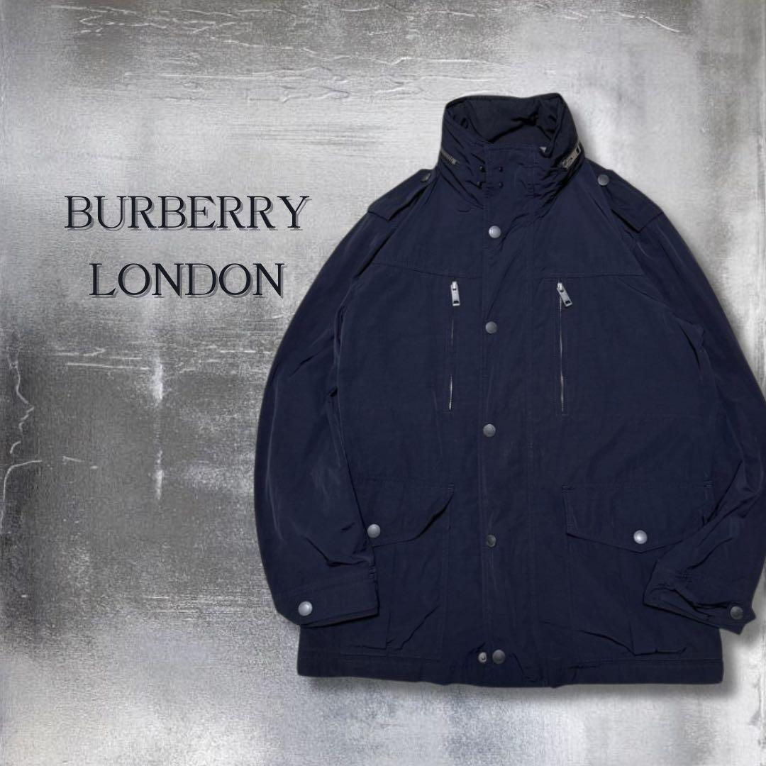 BURBERRY LONDON ナイロンジャケット L ネイビー フィールド