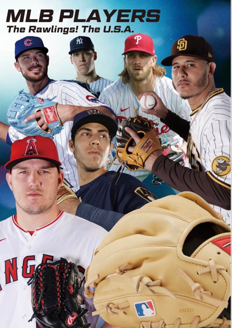 ローリングス　軟式用グローブ　新品未使用　　限定モデル　MLBモデル　右投げ用