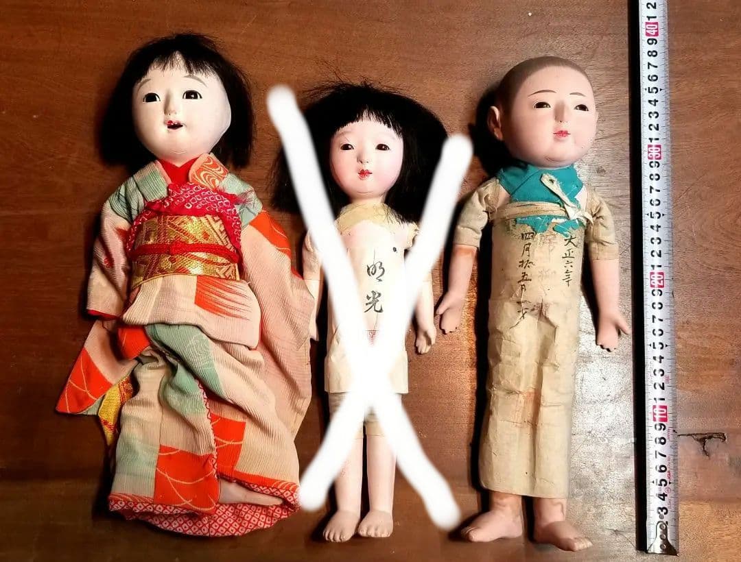 値下げ交渉可！✨ 房柳齋さん 大正 市松人形 まとめ売り ニ体セット✨