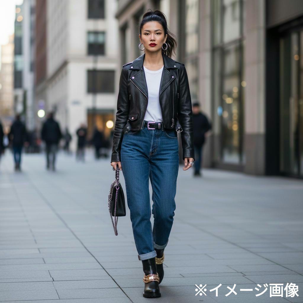 DSQUARED2 ゴールドチェーン レザー ブーツ 黒 37 モード