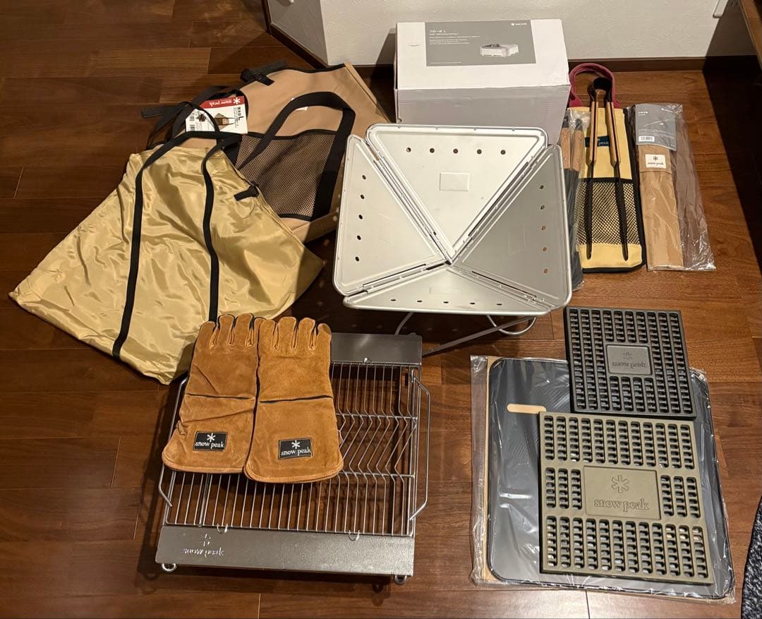 最終値下げ　スノーピーク 焚き火台L 10点フルセット‼️ フローガＬ付き✨