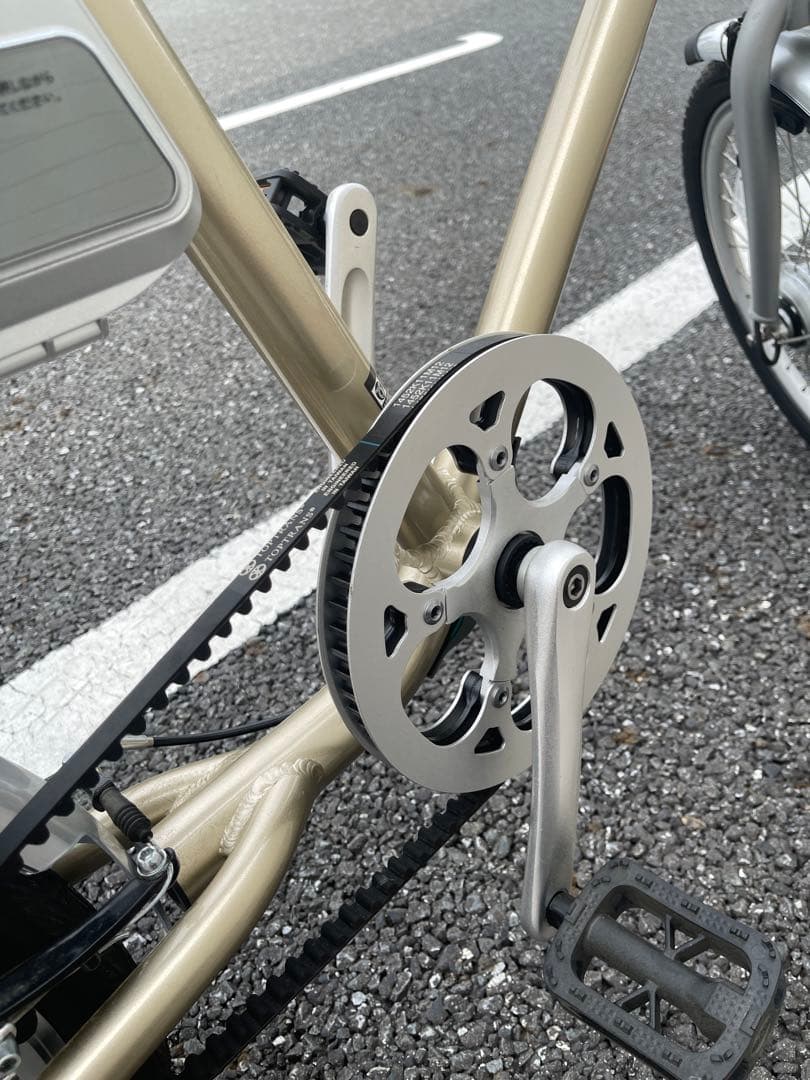 【やまやま】　wimo coozy シャンパンゴールド　電動アシスト自転車