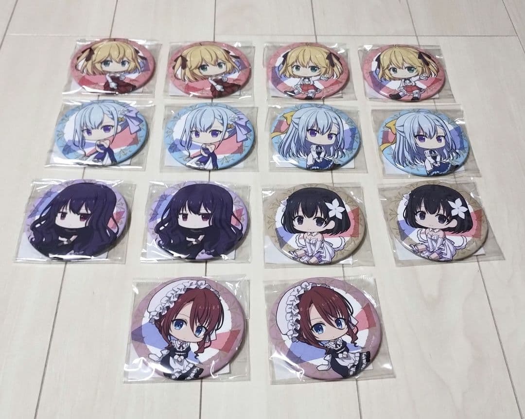 転生王女と天才令嬢の魔法革命　ぺたん娘　缶バッジ　アクスタ　27個セット