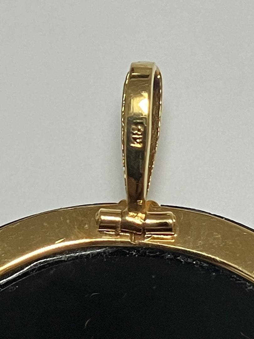 カメオブローチ　Ｋ18の刻印あり