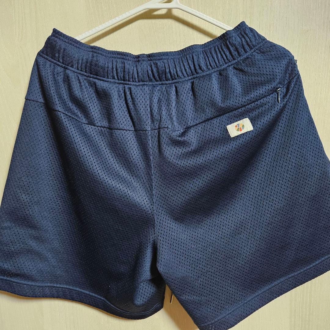 ballaholic ASICS メッシュ パンツ M ネイビー