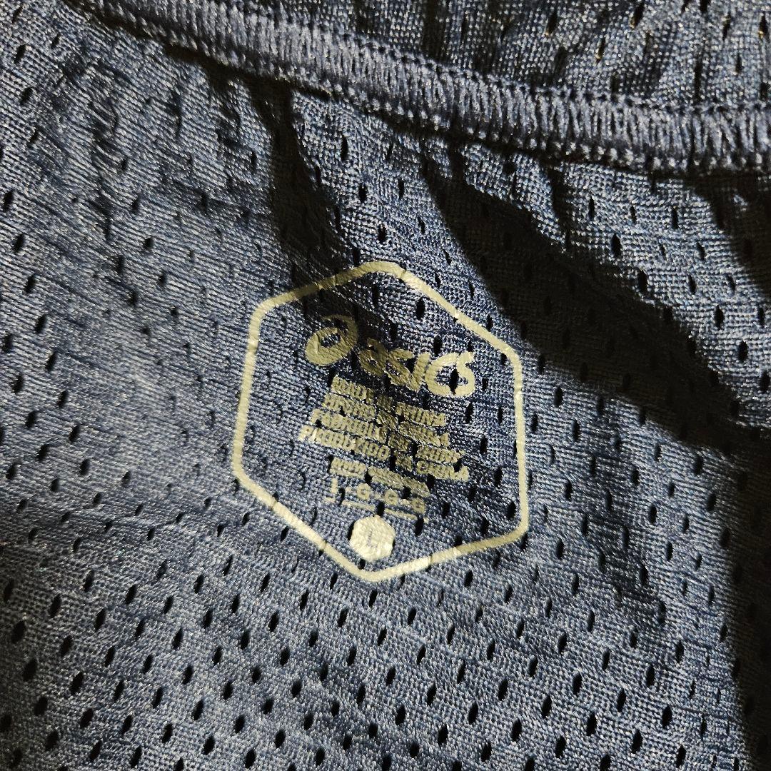 ballaholic ASICS メッシュ パンツ M ネイビー