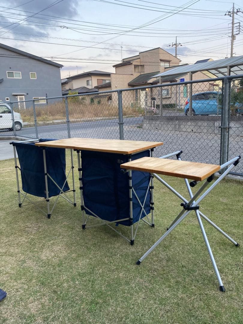 スノーピーク　ガビングスタンド　メッシュラックスタンド　バリスティックス