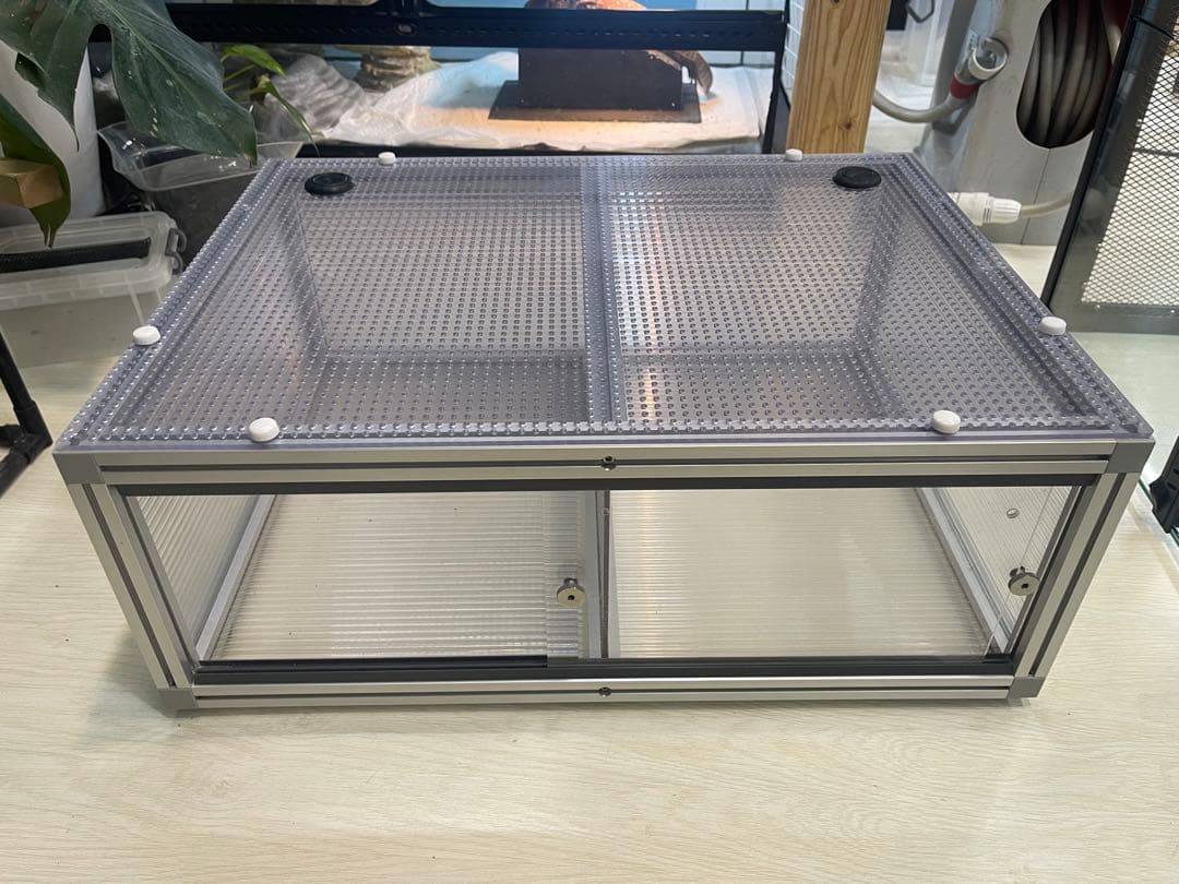 中古　きなとのケージ屋さんのセパレート仕様の爬虫類ケージ