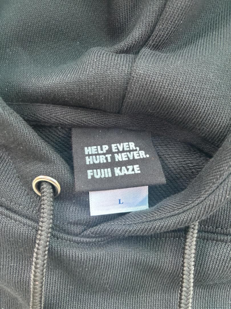 藤井風 パーカー Lサイズ help ever hurt never