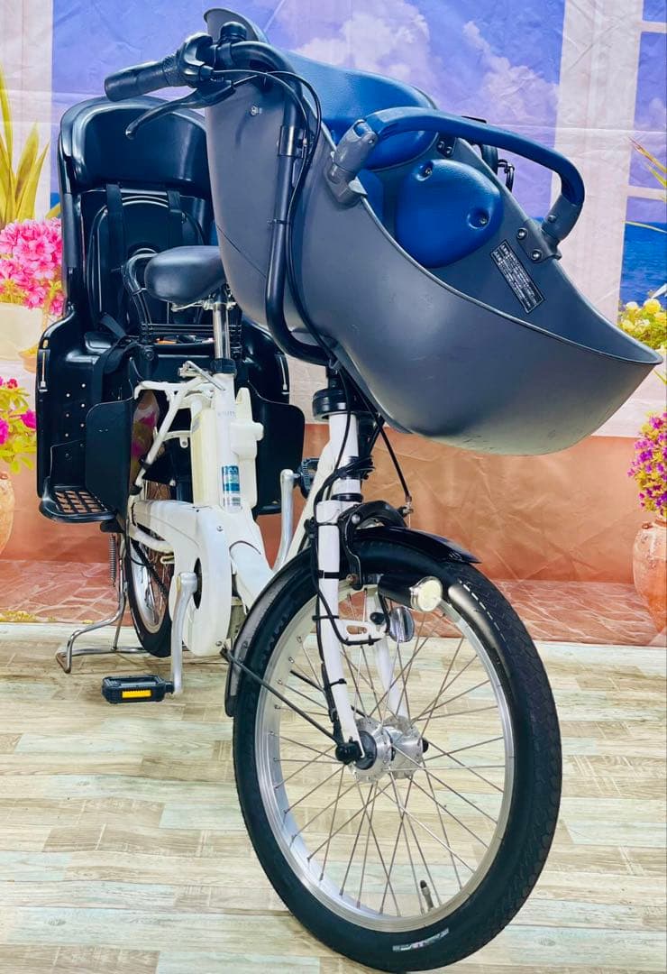 Y2470パナソニックギュット⭐️12AH！子供乗せ電動アシスト自転車