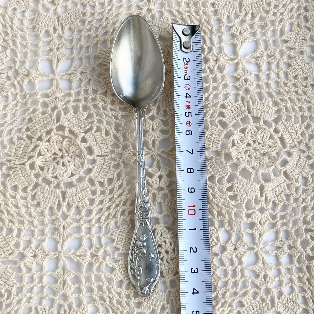 mio【Boulenger/アザミ】フランスアンティーク☆純銀P スプーン