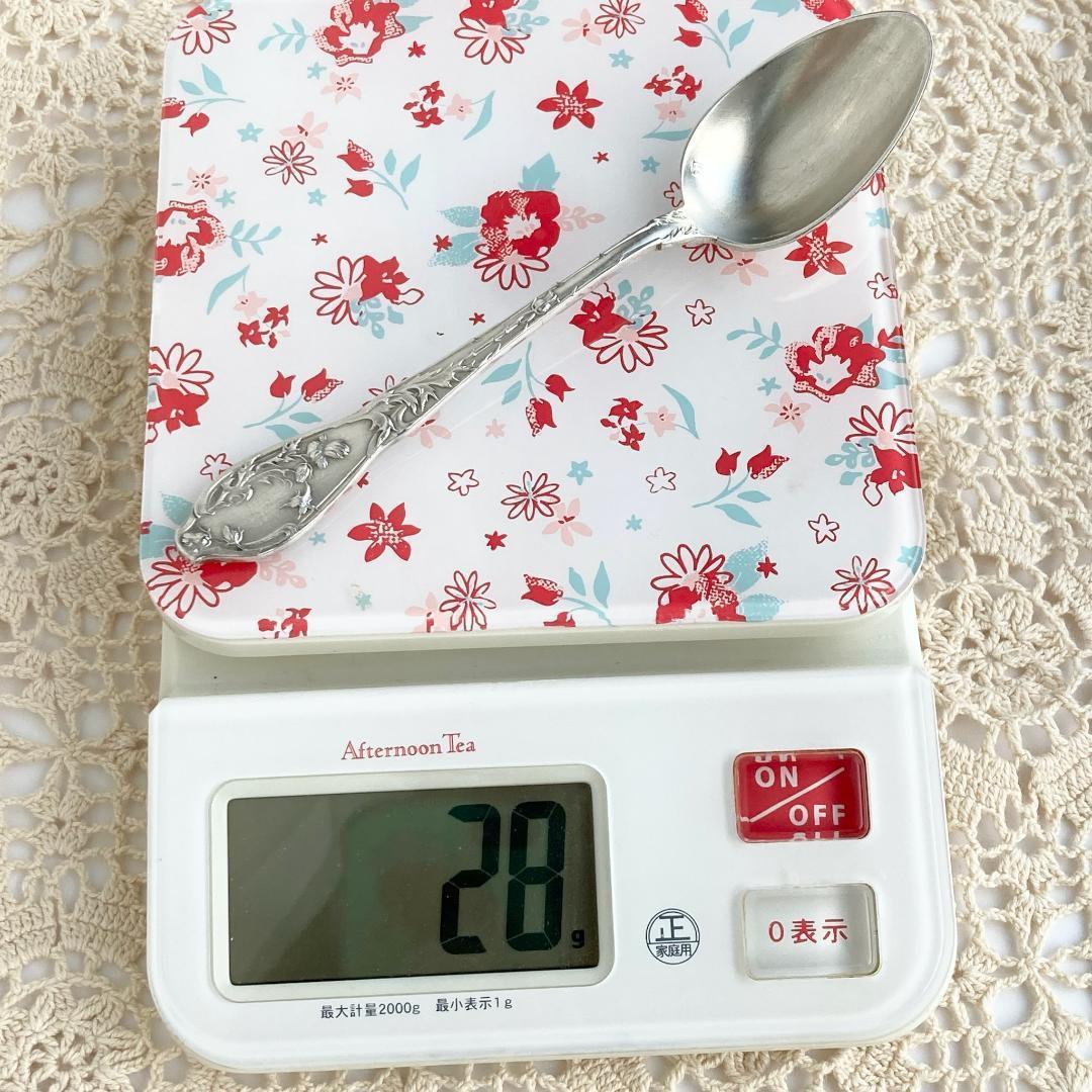 mio【Boulenger/アザミ】フランスアンティーク☆純銀P スプーン