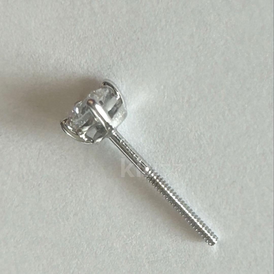 大粒 Tiffany & Co. ソリティア ダイヤモンド スタッド ピアス