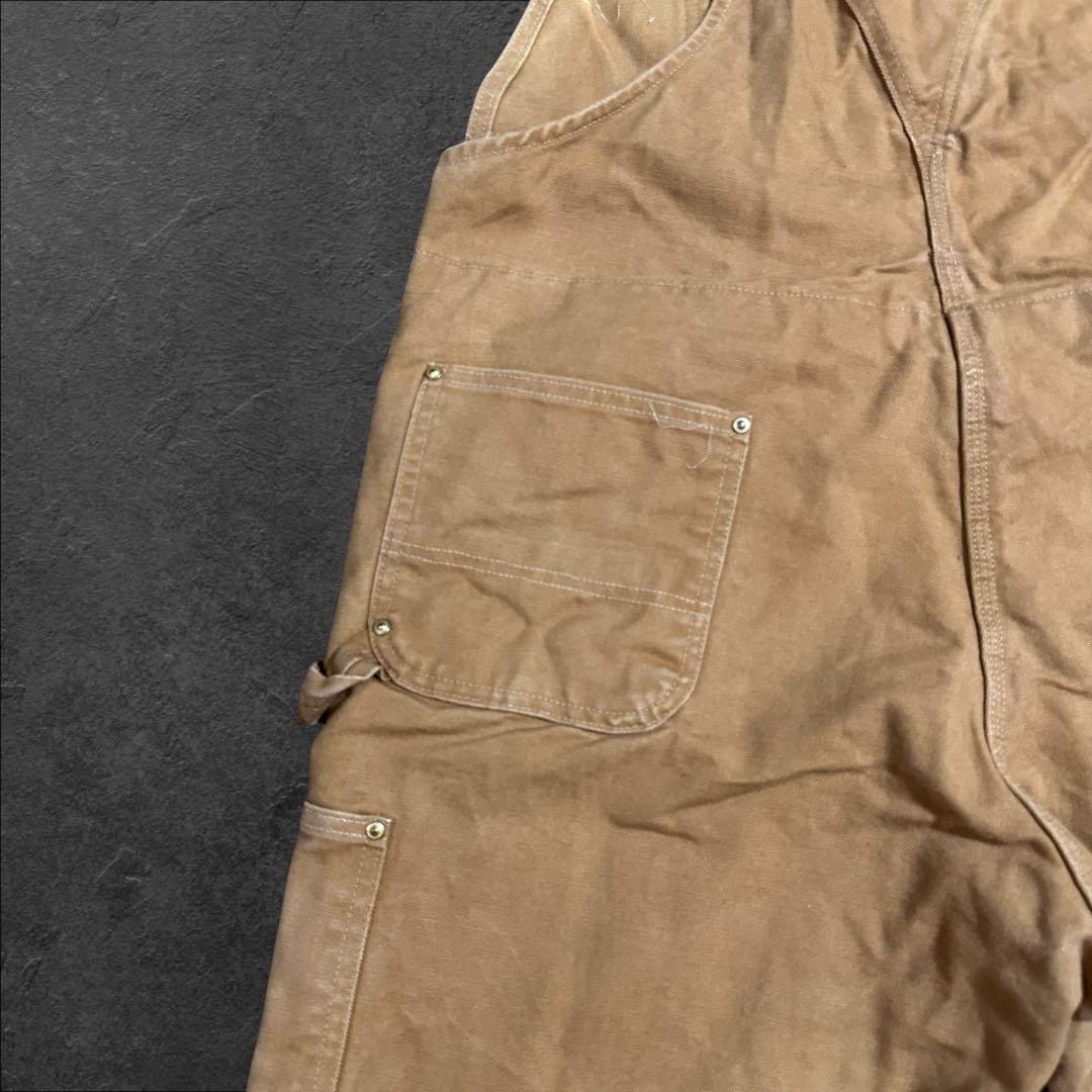 Carharttカーハート オーバーオールダック中綿キルティングダブルニー古着