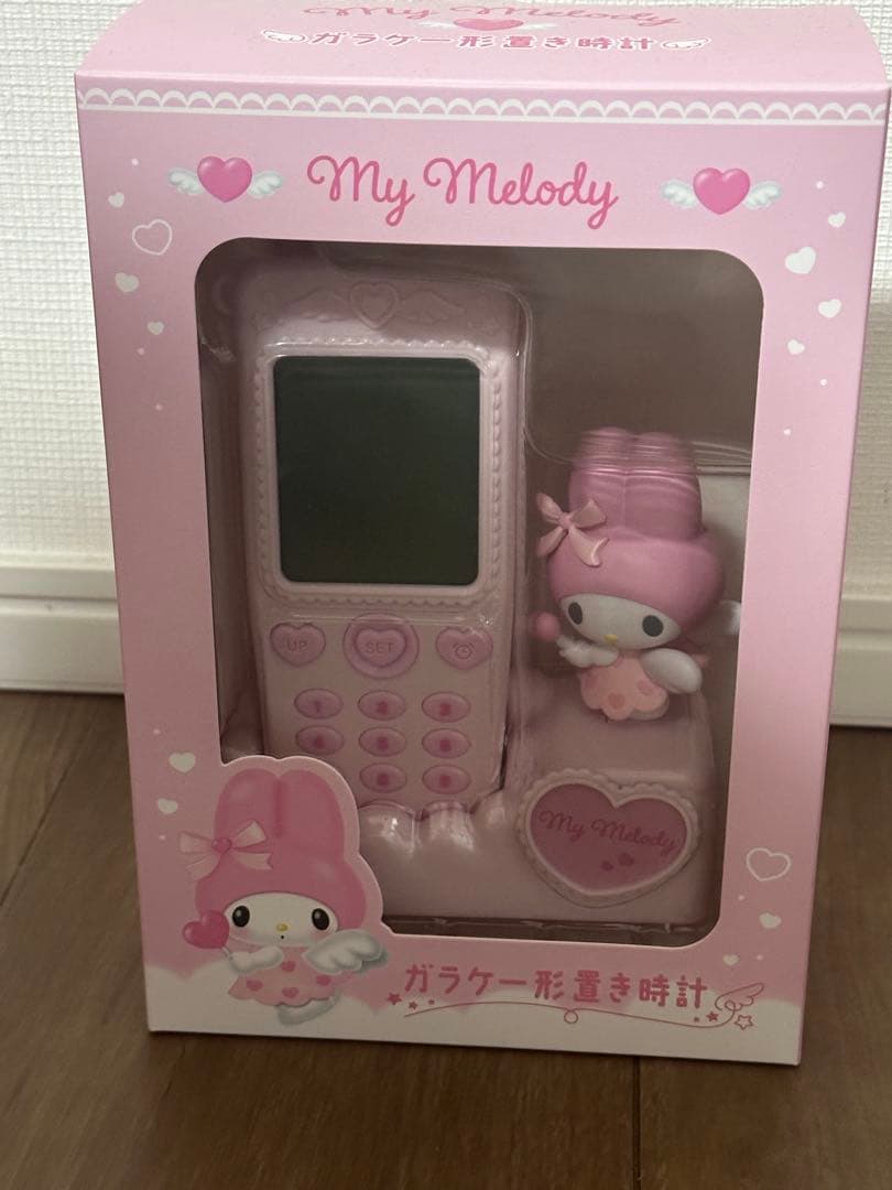 ガラケー型置き時計　マイメロディ