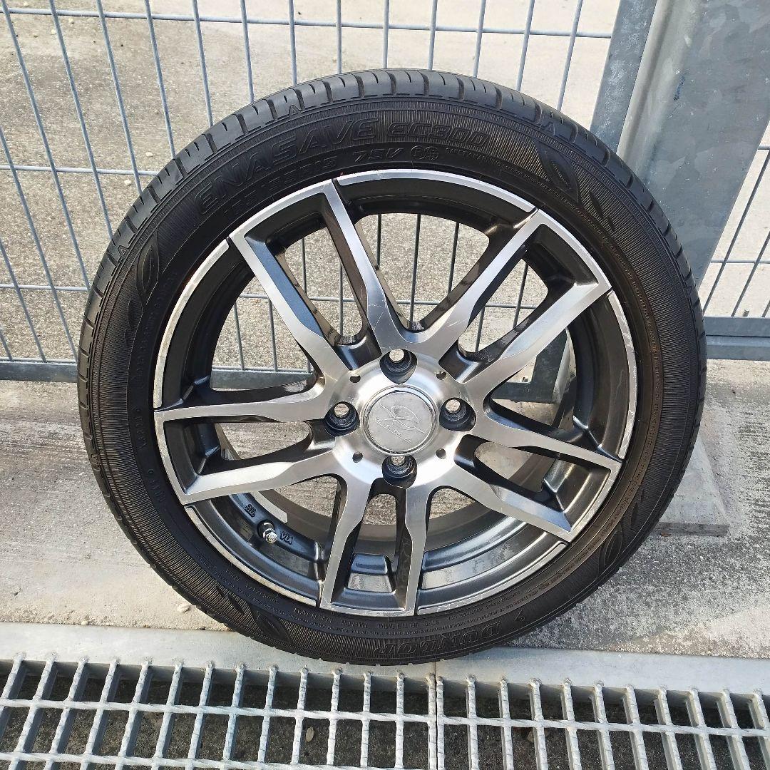 引き取り限定　軽自動車用15インチ　アルミホイール　タイヤ