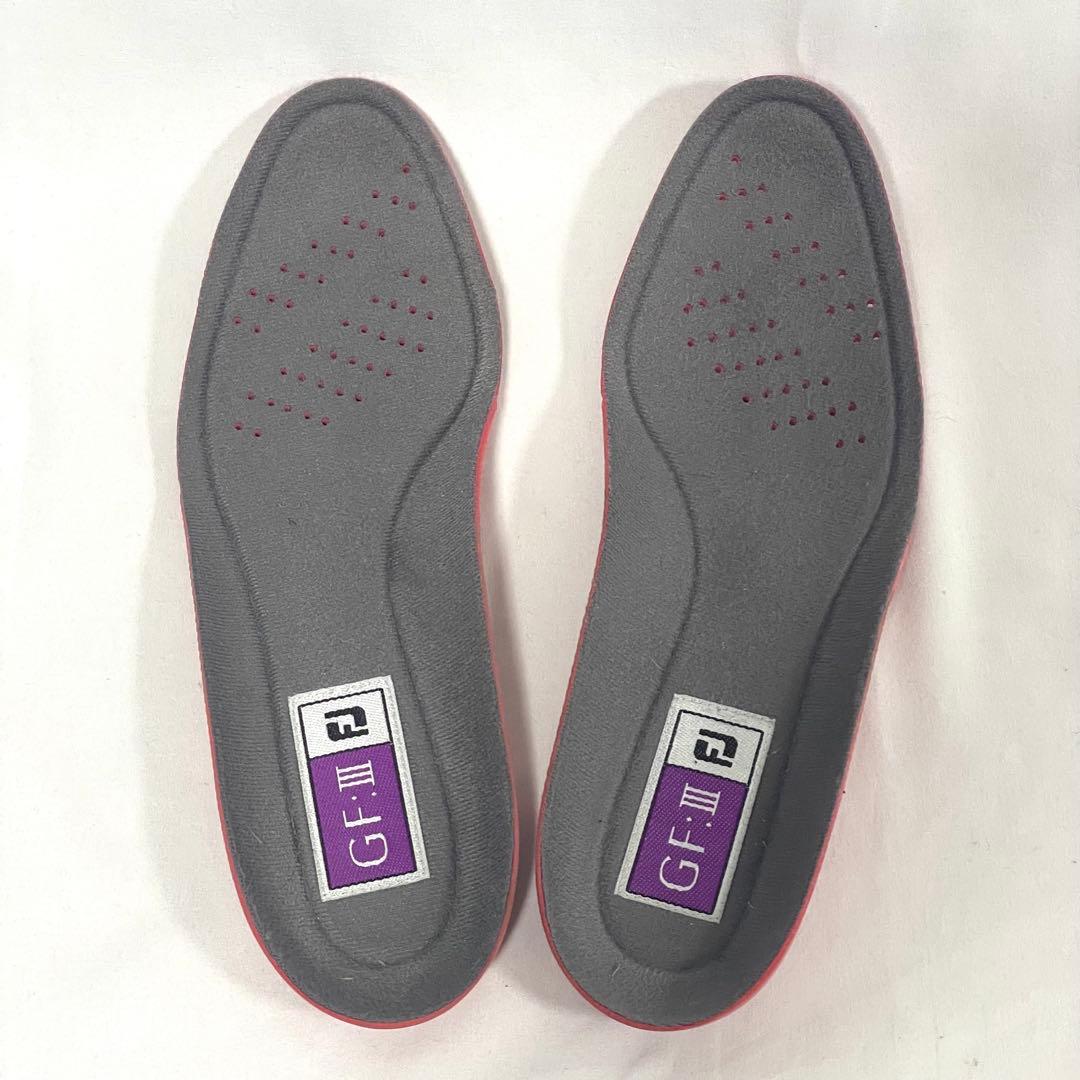 フットジョイ GF:III Boaゴルフシューズ 25.5cm黒×赤 バッグ付き