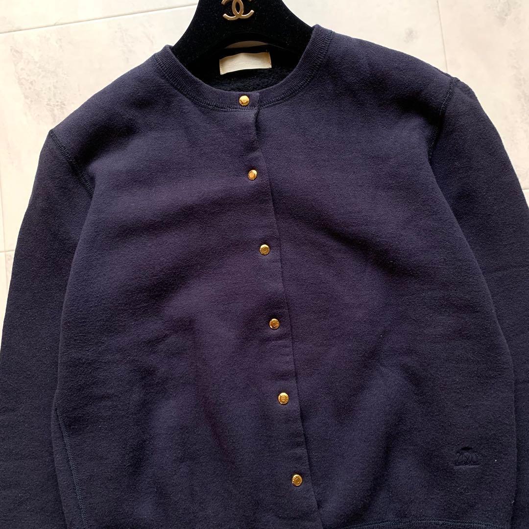 2021年♡ドゥロワー ツリ裏毛 フロントスナップ カーディガン ロゴ刺繍 1