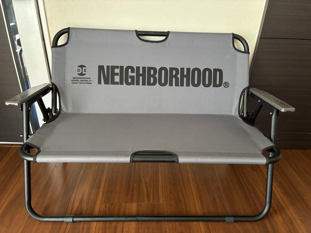 NEIGHBORHOOD アウトドアベンチ グレー