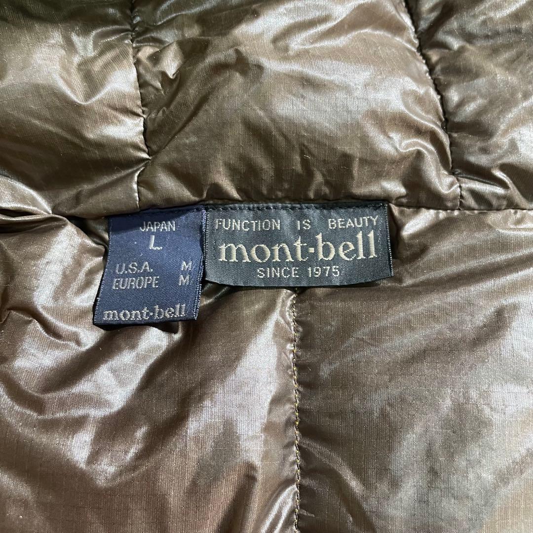 モンベル U.L.ダウンインナーパーカー ダウンジャケット ゴールド マスタード