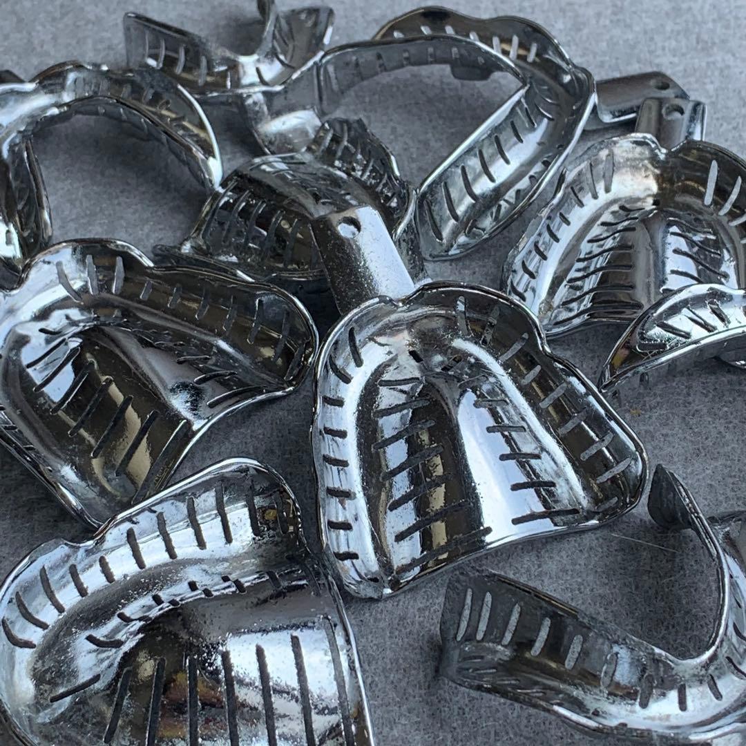 印象トレー　上下顎　10個　シュライネマーカー　無歯顎　歯科