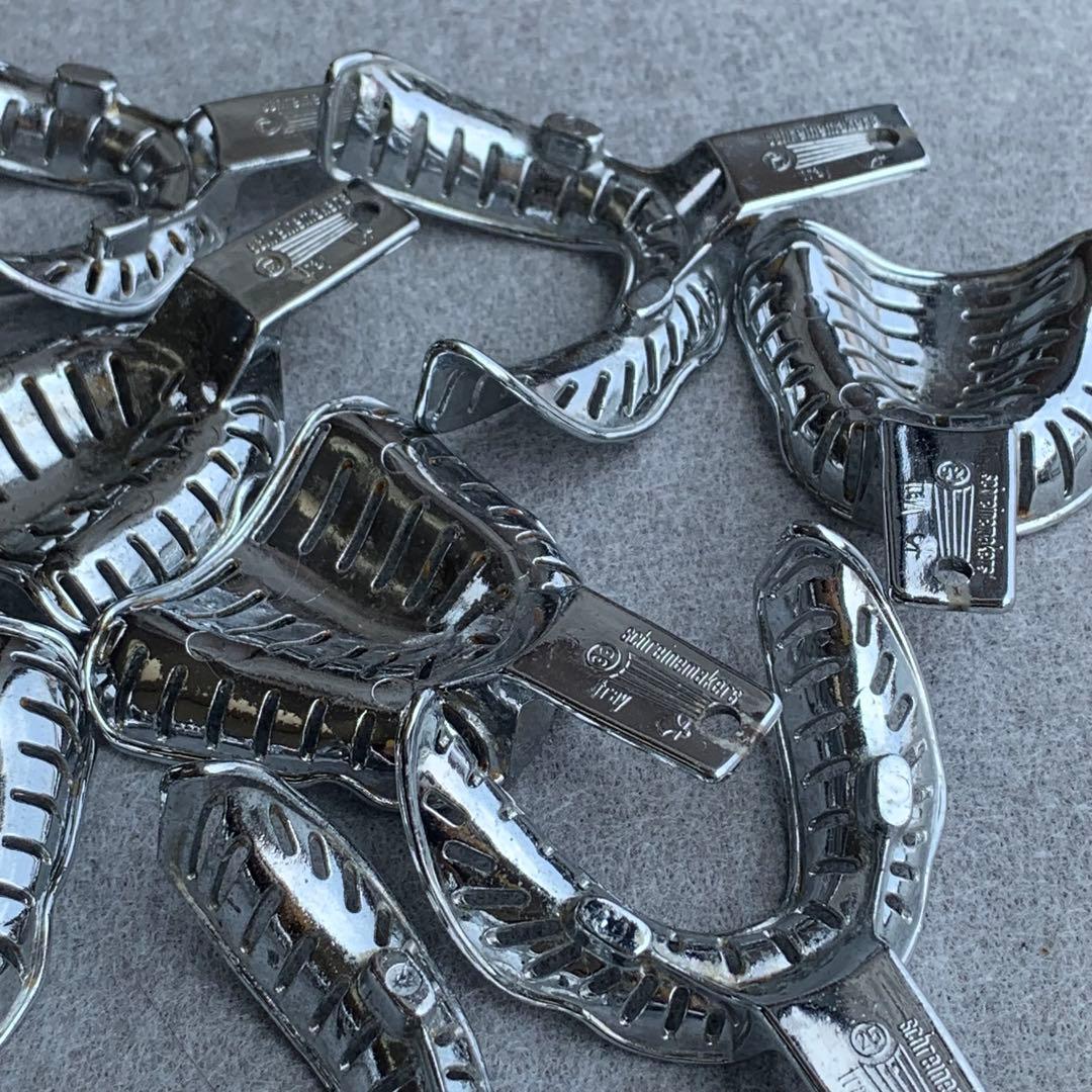 印象トレー　上下顎　10個　シュライネマーカー　無歯顎　歯科